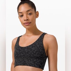 Lululemon Align Reversible Bra *Light Support, A/B Cup Grey Camo Size 8